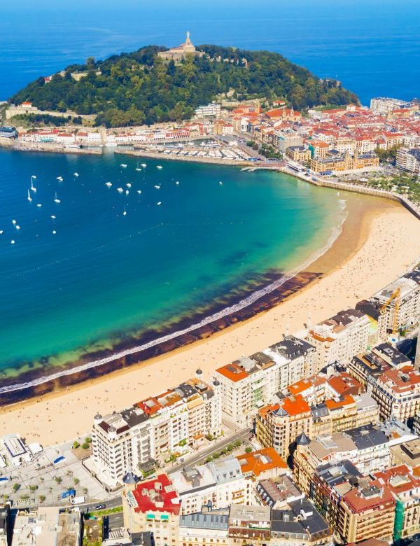 La Bahía de La Concha en San Sebastián